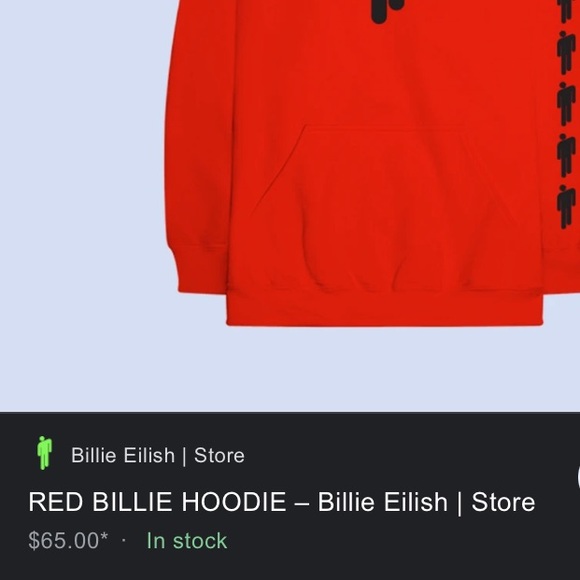 BILLIE EILISH HOODIE - Picture 5 of 5
